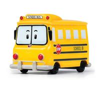 Robocar Poli Schoolb Die-Cast Metal Toy Cars Toys School Bus Mini Model Vehicle Toy de Vehculo Vehculo Partido Regalos de cumpleaos juguetes para