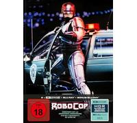RoboCop - 4-Disc Limited Collector's Edition im Mediabook (Director's Cut + ungekürzte Kinofassung) (2 x UHD-Blu-ray + Blu-ray + Bonus-Blu-ray) [Alemania] [Blu-ray]