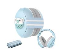 Robofun Cascos Bebe Antiruido 3 en 1, Protectores Auditivos para Bebé de Hasta 48 Meses, Protectores Auditivos para Bebe, Reducción de Ruido Para y Bebés, Bebé Cascos Antiruido - Azul