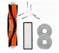 Roboparts® Kit 6 en 1 recambios compatibles con Xiaomi Vacuum S20+. Incluye Rodillo Principal, cepillos Laterales, mopas de fregado y filtros hepa