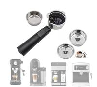 Roboparts® Portafiltro de café de Acero Inoxidable de 51 mm para cafetera Cecotec Power Expresso 20, Cafelizzia 790, Power Instact-ccino 21