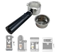 Roboparts® Portafiltro de café sin Fondo de Acero Inoxidable de 51 mm para cafetera Cecotec Power Expresso 20, Cafelizzia 790, Power Instact-ccino 20