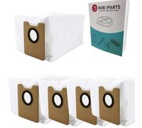 Roboparts® Recambios Compatibles con Cecotec Conga X80 Pro. Pack de 4 Bolsas de estación de Vaciado para Robot Aspirador