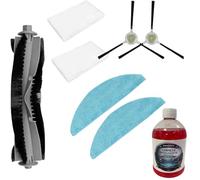 Roboparts® Recambios Compatibles con Cecotec Conga Y70. Pack Compuesto por Rodillo Principal, Filtros Hepa, Cepillos Laterales, Mopas y 1 Bote de Jabón Especial para Robot Aspirador