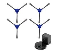 Roboparts® Recambios Compatibles con Cecotec Conga Y80 / Y80 Xtreme. Pack 4 Cepillos Laterales de Repuesto para Robot Aspirador