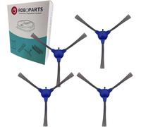Roboparts® Recambios compatibles con Cecotec Conga Y90 / Conga M90. Lote de 4 Cepillos Laterales de Repuesto para Robot Aspirador