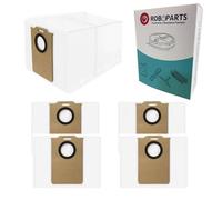 Roboparts® Recambios compatibles con Robot Aspirador Cecotec Conga Y80. 4 Bolsas de reemplazo para Base de Vaciado para Robot Aspirador