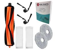 Roboparts® Recambios Compatibles con Robot Xiaomi S40 Pro/OV71GL. Cepillos Laterales, Filtro Hepa y Mopas de Reemplazo para Robot Aspirador