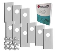 Roboparts® Recambios Cuchillas Robot Compatibles con Cortacesped Cecotec. Reemplazo 9 Piezas Cuchillas Robot De Césped Conga Grasshopper 800 Connected
