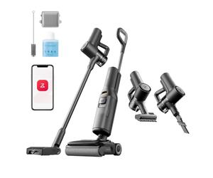 roborock F25 Ace Combo Aspiradora-Fregona en Seco y Húmedo, 5 en 1, Sin Cable, 20.000 Pa, Autolimpieza a 90 °C y Secado Rápido, Ruedas Asistidas, 60 min de Autonomía, WiFi, Diseño Plano de 180°