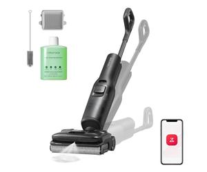 roborock F25 Ace Pro Aspiradora-Fregona de 25.000 Pa, Tecnología JetFoaming para Manchas Difíciles, Rodillo Antienredos para Pelo de Mascotas, Diseño Plano 180°, Autolimpieza Alta Temperatura, 60 min