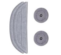 roborock Juego de paños de limpieza, 2 mopas vibratorias integradas + 2 fregonas a lo largo del borde, adecuado para aspiradoras roborock Saros 10