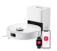 roborock Q10 S5+ Robot Aspirador y Fregasuelo 2 en 1 de 10000 Pa, Doble Sistema Antienredos, Obstacle Avoidance, 7 Weeks Self-Emptying, Navegación PreciSense LiDAR, Control por App, Blanco