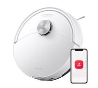 roborock Q10 S5 Robot Aspirador y Fregasuelos Succión HyperForce de 10000 Pa, Robot Vacuum con Doble Sistema Antienredos, Navegación PreciSense LiDAR, Evitación de Obstáculos Reactive Tech, Blanco