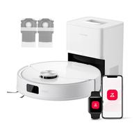 roborock Q10 S5+ Set Robot Aspirador y Fregasuelo 2 en 1 10000 Pa, Blanco