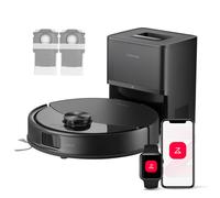 Roborock Q10 S5+ Set Robot Aspirador y Fregasuelos de VibraRise 2.0 con Estación de Autovaciado - Negro Negro
