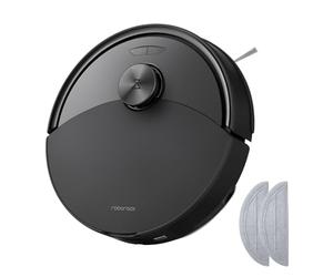 roborock Q10 S5 Set Robot Aspirador y Fregasuelos Succión HyperForce de 10000 Pa, Robot Vacuum con Doble Sistema Antienredos, Navegación PreciSense LiDAR, Evitación de Obstáculos Reactive Tech, Negro
