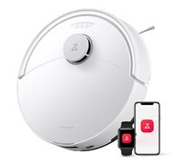 roborock Q10 X5 Robot Aspirador, 10.000 Pa HyperForce, Doble Sistema antienredos, Innovador Cepillo JawScrapers y mopa de Alta Intensidad, tecnología reactiva para Evitar obstáculos,Blanco
