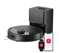 roborock Q10 X5+ Robot Aspirador y Mopa, Muelle de Vaciado Automático Durante 7 Semanas, Evitación Inteligente de Obstáculos, Succión 10000Pa, Cepillos Dobles Anti Enredos (Negro)