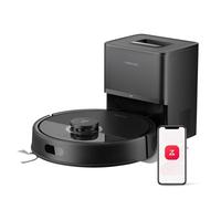 roborock Q7 L5+ Robot Aspirador y Fregador de 8000 Pa, 7 Semanas Autovaciado, Sistema Doble Antienredos, Navegación PreciSense LiDAR, Suelos Duros, Alfombras y Pelo de Mascotas, Negro