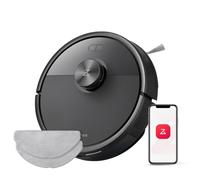 roborock Q7 M5 Robot Aspirador y Fregasuelos 2 en 1 de 10000 Pa, Robot Vacuum con Doble Sistema Antienredos, Navegación PreciSense LiDAR, Controlado por App y Comando por Voz (Negro Set)