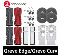Roborock Qrevo 5AE / Curv / CurvC / Curv S5X 5A1 5XC / Edge / EdgeC / Edge S5A 5V1 Piezas Bolsa de fregona con filtro de cepillo Gris oscuro