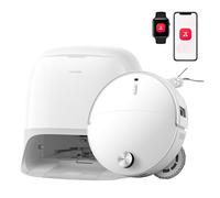 roborock Qrevo Curv 2 Pro Robot Aspirador y Fregasuelos, 25000 Pa, Zero-Enredos, Lavado Agua 100°C, Autolimpieza, Evita Obstáculos, Secado Automático, para Pelo de Mascotas