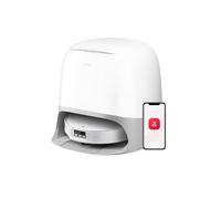 Roborock Qrevo Curvx Robot Aspirapolvere E Lavapavimenti - 22.000 Pa - Navigazione Lidar Retractsense - Bianco