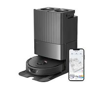 roborock Qrevo Robot Aspirador y fregasuelos, Funciones Automáticas de Vaciado, Lavado, Secado, Limpieza de la Base y Autorrellenado, Mapeo 3D, Potencia de succión de 5500 Pa Aspirador Robot