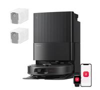 roborock Qrevo S Pro Set Robot Aspirador (Versión Mejorada del QV 35A) Succión de 18500 Pa, Base Todo en Uno, 2,7L Bolsa para Polvo, Sistema antienredos, Evitación de Obstáculos, Negro