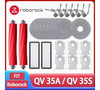 Roborock QV 35A / QV 35S accesorios de Robot aspirador Cepillo Lateral principal paño de mopa filtro Hepa bolsa de polvo piezas de repuesto 2 Mop Trays