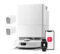 Roborock QV 35A Set (Qrevo S mejorado) Robot Aspirador y Fregasuelos con Estación Multifuncional - Blanco Blanco