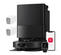 Roborock QV 35A Set (Qrevo S mejorado) Robot Aspirador y Fregasuelos con Estación Multifuncional - Negro Negro