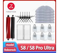 Roborock S8 S8 Pro Ultra S8 + robot aspirador fregona Choth bolsas de vacío accesorios filtro de Cepillo Lateral repuestos reemplazables 8 HEPA Filters