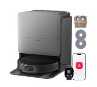 Roborock Saros 20 : Chasis AdaptiLift® 3.0 para cruces de umbral suaves, con una potencia de succión de 36 000 Pa