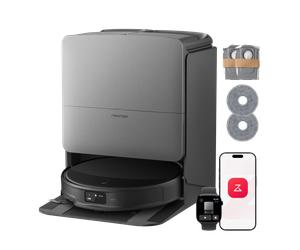 Roborock Saros 20 : Chasis AdaptiLift® 3.0 para cruces de umbral suaves, con una potencia de succión de 36 000 Pa