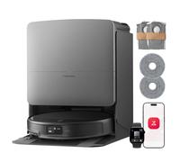 roborock Saros 20 Set Robot Aspirador Succión Extrema de 36000 Pa, Chasis AdaptiLift 3.0 hasta 8.8cm, Sistema StarSight 2.0, con Base RockDock Nuevo, Lavado con Agua a 100°C y Secado con Aire 55°C