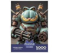 Robot 1000 Pièces Rompecabezas Desafiante Único para Adultos Y Niños Juguetes De Desafío Familiar Et Les Amis 38x26cm/1000pcs