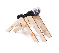 Robot araña caminante de madera, kit de experimentos científicos y tecnológicos para armar.