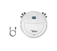 Robot Aspirador 3 en 1 Barredora Eléctrica Robot Ultrafino Silencioso Aspiradora Robótica Blanca