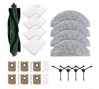 Robot Aspirador Accesorios de repuesto para Cecotec para Conga 7490 Incluye cepillo principal, cepillos laterales, filtros, almohadillas para fregona