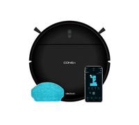 Cecotec Robot Aspirador Conga M10. Navegación Giroscópica Ordenada, 2000Pa Presión de Succión, Autonomía 120 Minutos, Sensores Anticaídas y 2 Cepillos Laterales, Diseño Compacto, App Control