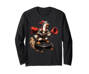 Robot Aspirador Epic Goose Knight Humor extraño Manga Larga