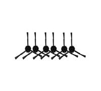 Robot Aspirador-fregador con Cepillo Lateral De Nailon De 3 Brazos, Compatible con MIJIA 1C 2C 1T STYTJ01ZHM Y Dreame F9 D9. Piezas De Repuesto.(Black 6pcs)