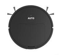 Robot aspirador inteligente 3 en 1, con función de trapeado, para sala de estar, dormitorio y suelos duros, diseño delgado, evita obstáculos, Wi-Fi habilitado (negro)