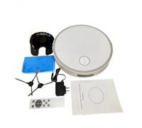 Robot Aspirador Inteligente Automático 3 En 1 De 240 V para El Hogar, con Succión Ultra Fuerte De 1600 Pa para Eliminar Pelo Y Polvo. White