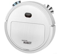 Robot aspirador inteligente, trapeador 3 en 1 para madera dura del hogar para azulejos, alfombra de pelo bajo silenciosa 60 minutos, tiempo de funcionamiento 1500 mAh para batería de 22 cm de diámetro