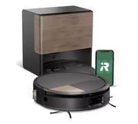 iRobot Roomba Max 775 Combo Base AutoWash multifunción y Agua Caliente, 30.000 Pascales, Rodillo PowerSpin Extensible, Cubierta Protectora, 2 cepillos, Fregado/Secado con Calor, LiDAR 3D con IA, Negro