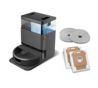 Aspirador Robot IROBOT Roomba Plus 506 Combo + Base Autowash (Autonomía: 180 min - Negro)