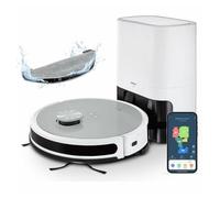 Robot Aspirador y Fregasuelos Medion X21 SW con Autovaciado Navegación Láser 3.000 Pa